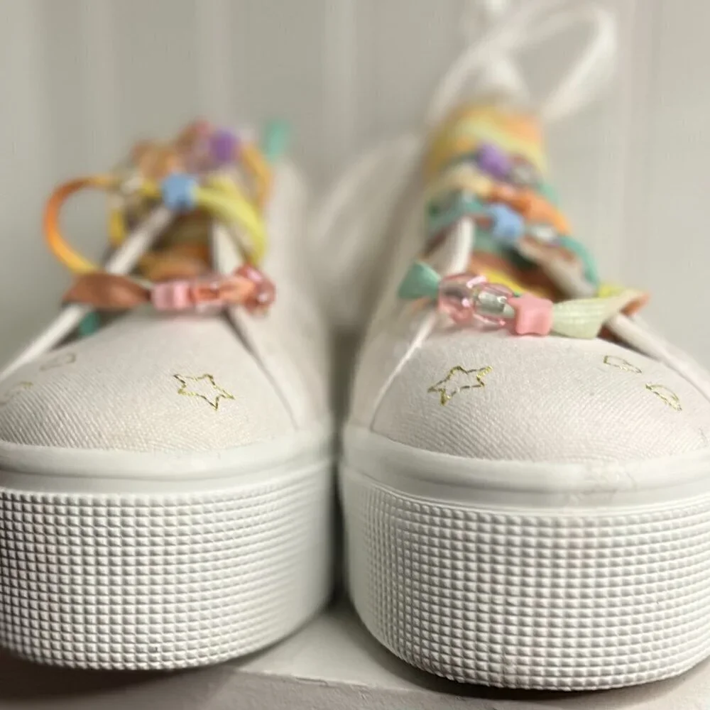 SUPERGA + LOVESHACKFANCY 2790 SZ 8.5 NWT Platform Sneaker, Fantasia Collection